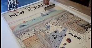 The New Yorker - SAUL STEINBERG Poster 1976