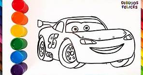 Cómo Dibujar y Colorear a Rayo de los Cars 3 Disney ⚡🏎️ Dibujos Para Niños - Learn Colors