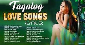Top 20 Tagalog Love Songs 80's 90's With Lyrics Collection - Nonstop English OPM Love Songs Lyrics