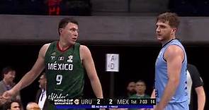 Mexico vs Uruguay - Clasificacion copa mundial de basquetbol - 26 - 02 - 2023