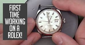 Rolex Datejust Vintage Watch Restoration