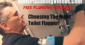 Toilet Flappers/ Choosing The Right Toilet Flapper
