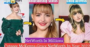 McKenna Grace NetWorth In 2022 | Biography | Age | Relationship | Data Is Everything