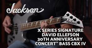 David Ellefson X Series Signature 30th Anniversary Concert Bass CBX IV | Jackson Guitars