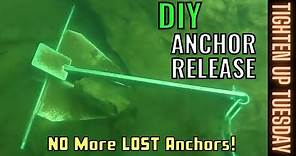 How To: SETUP AN ANCHOR RELEASE!! No More LOST Anchors!!!!