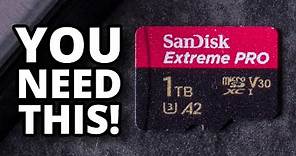 SanDisk 1TB microSD cards are ridiculous and you should get one