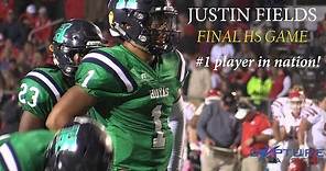 Justin Fields FINAL High School Football Highlights