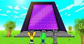 We Built A GIANT NETHER PORTAL On Squid Island! (Minecraft Survival)
