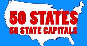 Learn the 50 US State Capitals and 50 State Abbreviations | 50 States Song
