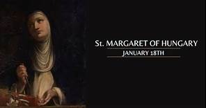 Saint of the day - Margaret of Hungary - January 18 #saintoftheday #catholic #christianity