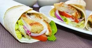 Wraps de Pollo | Recetas de cocina fáciles y rápidas