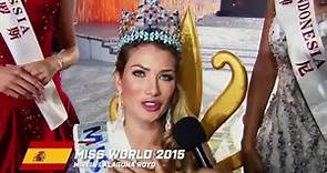 MW2015 - Miss World's First Interview!