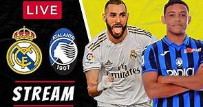 REAL MADRID vs ATALANTA - LIVE STREAMING - Champions League - Football Watchalong