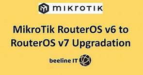 Upgrading Mikrotik RouterOS v6 to RouterOS v7 using WinBox