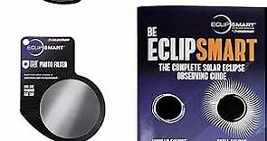 Celestron – 3-Pc EclipSmart Safe Solar Observing & Imaging Kit – Meets ISO 12312-2:2015(E) Standards – Premium Solar Safe Filter Technology – Includes Eclipse Glasses + Photo Filter + Eclipse Book