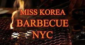Miss Korea Restaurant in Korea Town off 32nd street in NYC - Mouthwatering Meat and Yummy Banchan
