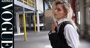 Watch: Abbey Lee on set for Vogue Australia May 2015