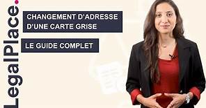 Comment changer l'adresse de votre carte grise ?