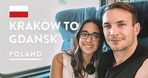 2ND CLASS FOR 8 HOURS 🚂 Train Krakow to Gdansk & Sopot | Poland Travel Vlog 2018