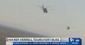 Rep. Yvette Herrell takes tour of Fort Bliss on Wednesday