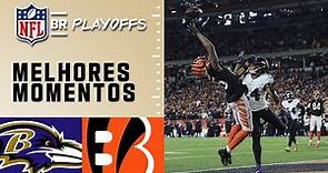 Baltimore RAVENS x Cincinnati BENGALS | NFL Playoffs Melhores Momentos | Rodada de Wild Card