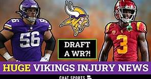 MAJOR Vikings Injury News On Garrett Bradbury & Dalvin Cook + Rumors On Drafting A WR In NFL Draft