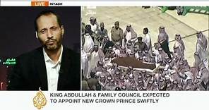 Al Jazeera's Mohammad Vall on the death of prince Nayef bin Abdul-Aziz