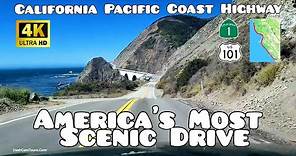 California Pacific Coast Highway - America's Most Scenic Drive - 4K