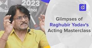 Raghubir Yadav Teaches Acting | Cineverse | Diffr