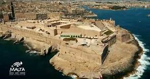VALLETTA AND GRAND HARBOUR FROM THE AIR