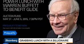 Here's How You Can Have Lunch With Warren Buffett - 6/1/2015