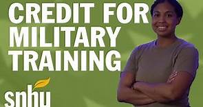 College Credit for Military Experience, Finish Faster (10/2021 - 12/2021)