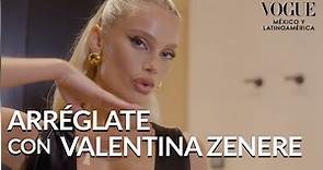 Valentina Zenere se prepara para la pasarela Versace en Milán | Vogue México y Latinoamérica