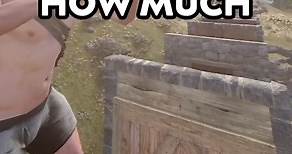 How much EXPLO AMMO for WALLS and DOORS in Rust #rust #gaming #rustgame #fun #fypage #rustconsole #rusttok #rustclips #rustgameplay #rustraid #rustpvp #rustpc #funny