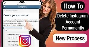 How To Delete Instagram Account (New Process) | Delete Instagram Account Permanently 2022
