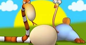 Gazoon | Easter Egg Hunt | Ostrich vs Snake | Funny Animal Cartoons for Kids by HooplaKidz TV