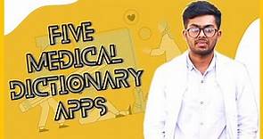 5 Medical Dictionary Apps For Medical Students & Medical Professional. #medicaldictionary #medical
