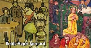Artist Emile Henri Bernard (1868 - 1941) French Post Impressionist Painter | WAA