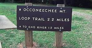 Occoneechee Mountain Loop Trail, Overlook, Quarry and Eno River - Hillsborough, NC