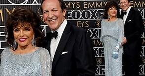 Dame Joan Collins and Percy Gibson Grace the 2024 Emmy Awards Red Carpet