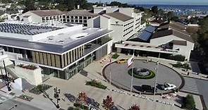 Aerial of the NEW Monterey Conference Center and Waterfront