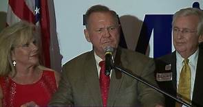 Roy Moore speaks after projected victory in Alabama GOP Senate primary runoff