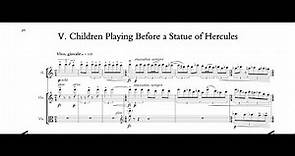 Matthew Schultheis—Children Playing Before a Statue of Hercules (from "Octet"; 2019)