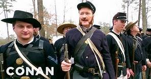 Conan Becomes A Civil War Reenactor | CONAN on TBS