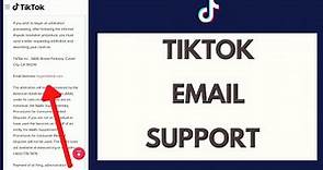TikTok Email Support | How to Contact TikTok Support | TikTok Help