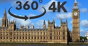 London in 360 VR 4K - Big Ben & Parliament