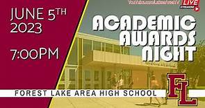 Forest Lake High Area School Academic Awards Night - LIVE