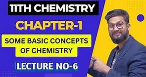 11th Chemistry | Chapter-1 | Some Basic Concepts of Chemistry | Lecture-6| JR Tutorials |