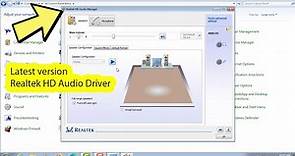 How to download realtek audio driver for windows 7