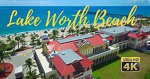 "Stunning" Lake Worth Beach, Florida - Aerial footage [4K]